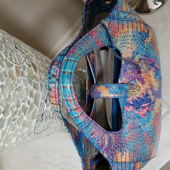 ๐๐๐งก BRAHMIN CRUSH Small Carla Satchel & Ady Wallet ๐งก๐๐ - Picture 9 of 16